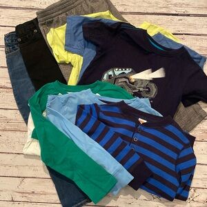 Boys 9 Piece Lot of Size 5 pants and shirts
